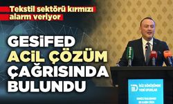 Tekstil sektörü kırmızı alarm veriyor: GESİFED, acil çözüm çağrısında bulundu