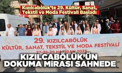 Kızılcabölük’ün dokuma mirası sahnede
