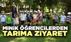 Minik Öğrencilerden Tarıma Ziyaret