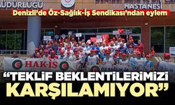 Öz-Sağlık-İş Sendikası’ndan eylem: “Teklif beklentilerimizi karşılamıyor”