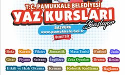 Pamukkale Belediyesi Yaz Kursları İçin Kayıtlar Başladı