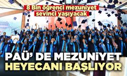 PAÜ’de mezuniyet heyecanı başlıyor