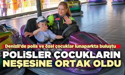 polisler çocukların neşesine ortak oldu
