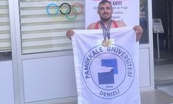 PAÜ’lü atlet çift madalya ile döndü
