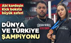 Abi kardeşin kick boksta büyük zaferi: Dünya Ve Türkiye Şampiyonu