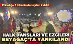 Halk dansları ve ezgileri Beyağaç’ta yankılandı