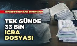 Tek günde 33 bin icra dosyası