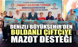 Denizli Büyükşehir’den Buldanlı Çiftçiye Mazot Desteği