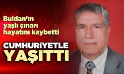 Buldan’ın Cumhuriyetle yaşıt yaşlı çınarı hayatını kaybetti