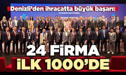 Denizli’den ihracatta büyük başarı: 24 firma ilk 1000’de