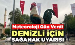 Denizli İçin Sağanak Uyarısı