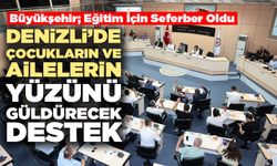 Denizli’de Çocukların Ve Ailelerin Yüzünü Güldürecek Destek