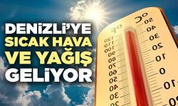 Denizli’ye Sıcak Hava Ve Yağış Geliyor