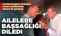 Cumhurbaşkanı Erdoğan orman şehitlerinin aileleri ile görüştü, başsağlığı diledi
