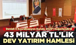 Denizli’de 43 Milyar TL’lik dev yatırım hamlesi