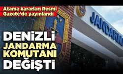 Denizli Jandarma Komutanı değişti