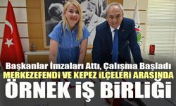 Merkezefendi ve Kepez İlçeleri Arasında Örnek İş Birliği