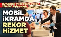 Mobil ikramda rekor hizmet