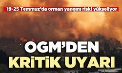OGM’den kritik uyarı: Orman yangını riski yükseliyor