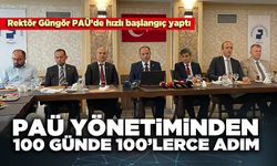 PAÜ yönetiminden 100 günde 100’lerce adım