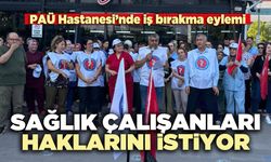 Sağlık çalışanları haklarını istiyor