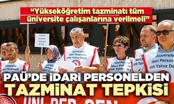 PAÜ’de idari personelden tazminat tepkisi