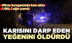 Karısını darp eden yeğenini *ldürdü