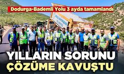 Yılların sorunu çözüme kavuştu: Dodurga-Bademli Yolu 3 ayda tamamlandı