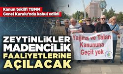 Kanun teklifi kabul edildi: Zeytinlikler madencilik faaliyetlerine açılacak