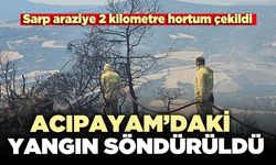 Acıpayam’daki yangın söndürüldü