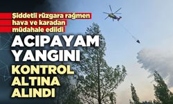 Acıpayam yangını kontrol altına alındı