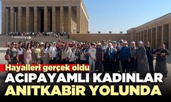 Acıpayamlı kadınlar Anıtkabir yolunda