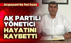 Acıpayam’daki kazada Ak Partili yönetici hayatını kaybetti