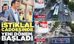 Denizli İstiklal Caddesi’nde yeni ulaşım düzenlemesi başladı