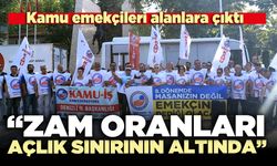 Kamu emekçileri alanlara çıktı: “Zam oranları açlık sınırının altında”