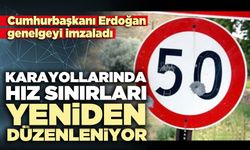 Karayollarında hız sınırları yeniden düzenleniyor
