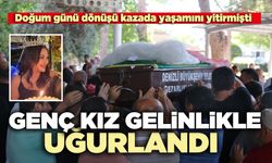 Genç kız duvaklı gelinlikle uğurlandı
