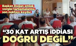 Başkan Doğan: “30 Kat artış iddiası doğru değil”