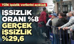 İşsizlik oranı %8, gerçek işsizlik %29,6
