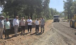 Beyağaç’ta asfaltlama çalışmaları sürüyor