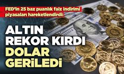 Altın rekor kırdı, dolar geriledi