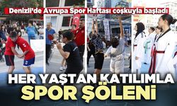 Her yaştan katılımla spor şöleni