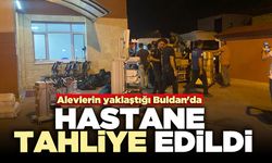 Alevlerin yaklaştığı Buldan'da hastane tahliye edildi