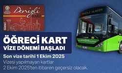 Denizli Öğrenci Kartı vize işlemleri başladı