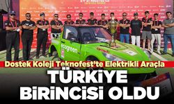 Dostek Koleji Teknofest’te Elektrikli Araçla Türkiye birincisi oldu