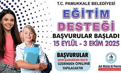 Pamukkale Belediyesi eğitim desteği başvuruları başladı