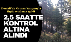 Buldan’daki Orman Yangını 2,5 Saatte Kontrol Altına Alındı