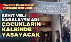 Şehit Veli Kabalay’ın adı çocukların kalbinde yaşayacak