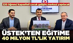İş İnsanı Mustafa Üstek’ten eğitime 40 milyon liralık yatırım
