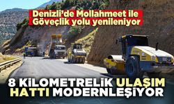 8 Kilometrelik ulaşım hattı modernleşiyor